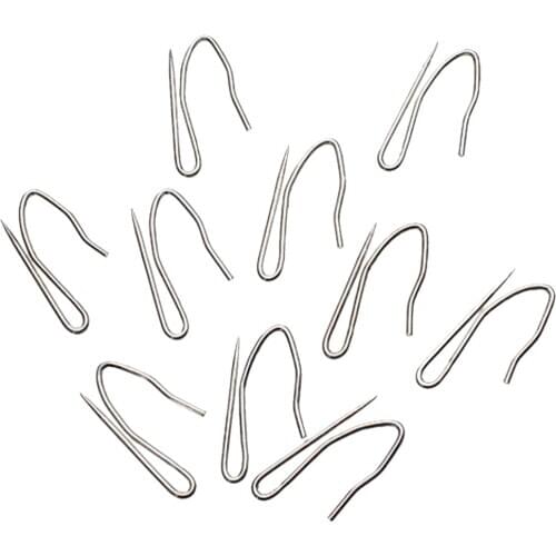 Pack of 10 Drapery Curtain Hooks Pinch Pleat Hook Clip Pleater