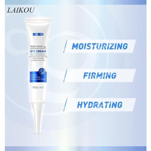 LAIKOU Deep Hydration Refreshing Eye Serum 48 Hour Hydrating Eye Cream For Dark Circles Puffiness Moisturizing Eye Care TSLM2