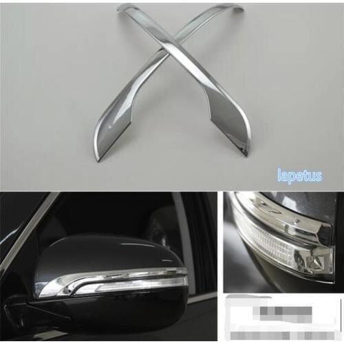 Lapetus Exterior Refit Kit For KIA Sorento L 2015 - 2019 ABS Chrome Door Rearview Mirror Rubbing Strip Decoration Cover Trim