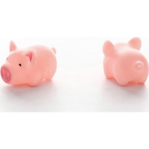 Cute Dog Toys Pink Screaming Rubber Pig Pet Toys Squeak Squeaker Chew Gift Home Decorations Funny MIni Pig Toys Pet Accessories
