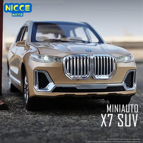 Nicce 1:24 BMW X7 Car Model Alloy Car Die Cast Toy Car Model Pull Back Childrens Toy Collectibles