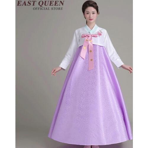 New coming long sleeve korean hanbok Korean traditional clothing Korean Wedding hanbok for women KK816 YZ