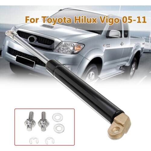 New Aluminium Tailgate Gas Struts Rear Trunk Damper Kit For Toyota Hilux Vigo 2005-2011 New Trunk Tail Gate