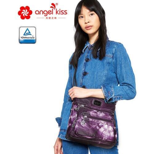 Original Design Soft PU Leather Multi Pocket Crossbody Bags for Women 2019 European Style Vintage Flap Messenger Bag