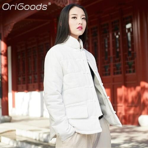 Женские белые куртки ORIGOODS China At AliExpress