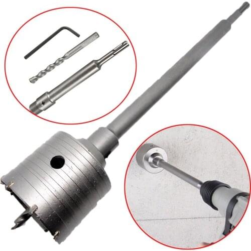 40/50mm sds plus concrete cement stone wall hole saw cutter Wall Air Conditioner pipe Hole opener electric hammer adapter tool