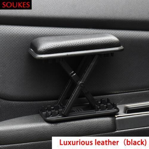 Car Drivers Left Hand Leather Armrest Support Bar Box For Mitsubishi Lancer ASX Pajero X Ford Focus 2 3 Fiesta Citroen C4 C5 C3