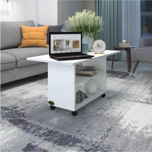 Modern Medium Lounge Bench Prag90 Byz 045*090*50 Wheel Dining table coffe table