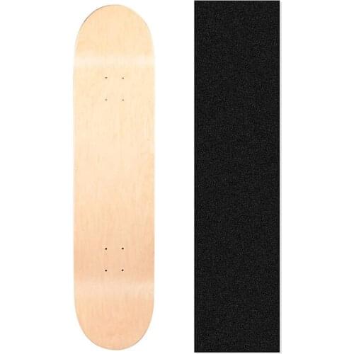 Top!-Maple Skateboard Decks Double Tail Skateboard Light Decks Free Skateboard Grip Tape