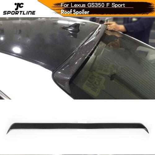 Carbon Fiber / FRP Rear Roof Spoiler Back Windshield Wing Lip for Lexus GS450 GS350 F Sport 2013 - 2015 Rear Roof Spoiler