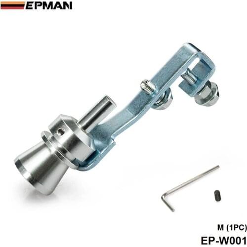 Universal Car Turbo Sound Whistle Muffler Exhaust Pipe Blow off Vale BOV Simulator Whistler Size M EP-W001 (1PC)