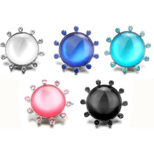 10PCS/LOT New Arrival Metal 20mm Snap Jewelry Button Ginger Snap Bangles For Women Jewelry