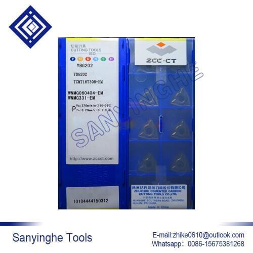 Free shipping high quality 10pcs/lots YBG202 TCMT16T308-HM cnc carbide turning inserts