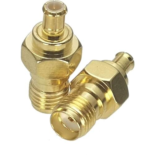 10Pcs SMA Female Jack to MCX Male Plug RF Adapter Connector Coaxial High Quanlity straight