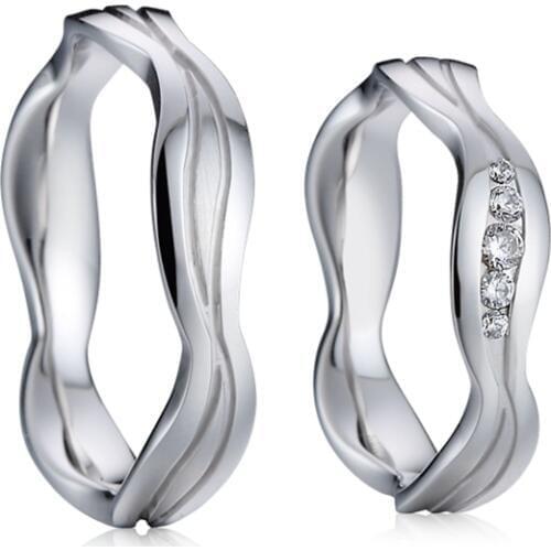 100 PCS wholesale lots bulk custom rings for women his and her jewellery 316L stainless steel ring