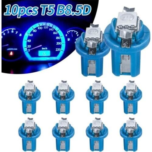 10X T5 B8.5D Gauge 2-LED Car Dashboard Side Interior Dash Lights Bulbs Indicator atuo cars accessories
