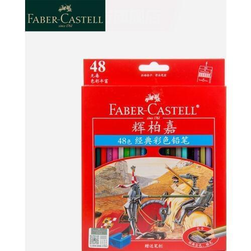 Faber Castell 1158 Color Pencils Water-based Paint Pencils 12/24/36/48/60pcs Set Professional Colored Pencils For Drawing