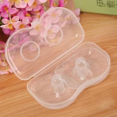 2 PCS Silicone Nipple Protectors Feeding Mothers Shields Nipple Protection Cover Breastfeeding Mother Milk Silicone Nipple