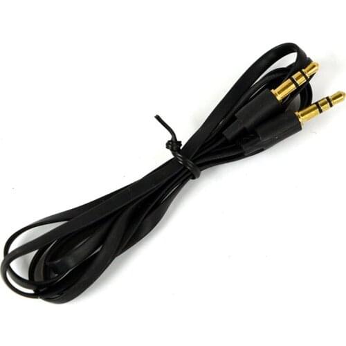3FT 3.5mm Jack Stereo Male to Male Audio Aux Cord Noodles Cable for iphone PC Three Colors Optional