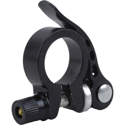 Aluminum Alloy Bicycle Seatpost Clamp Quick Release Ultralight Bike Clamping Clip Useful Bike Accessories