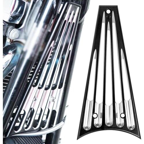 Black BILLET FRAME GRILL For Harley Touring FLH FLHR FLHX FLTC FLTRU 93-13
