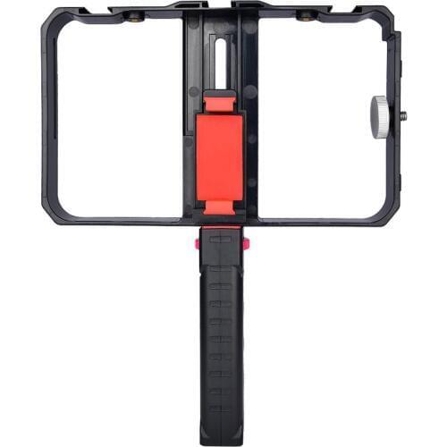 Smartphone Cage Video Rig Filmmaking Recording Handle Vlogging Live Broadcast Stabilizer Bracket for Phone