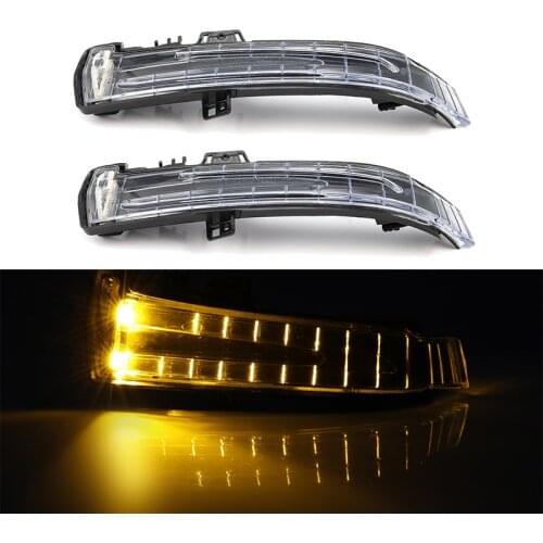 For Mercedes-Benz W221 W212 W204 W176 W246 X156 C204 C117 LED Mirror Marker Rear View Mirror Turn Signal Light Lens