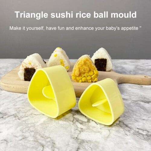 1pc Sushi Molds Food Grade Cartoon Modeling Triangle Rice Ball Mold Household Childrens Seaweed Bento Mold