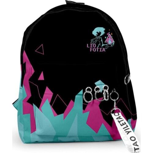 2021 3D Print Backpacks PROMARE Teenager Students School Bags Men/Women Outside Travel Waterproof Oxford Backpack Bags