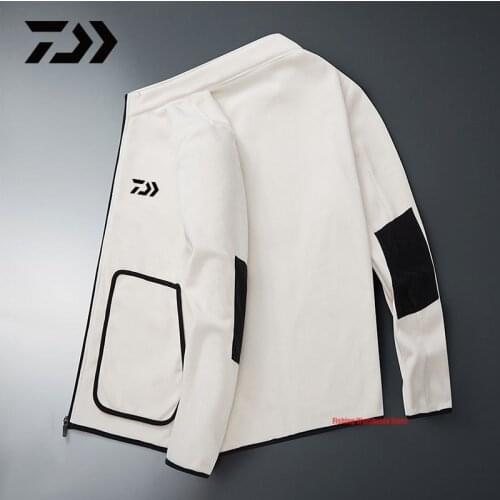 2021 New DAIWA Fishing Jackets High Quality Autumn Winter Keep Warm Fleece Outdoor Fishing Clothings Man Plus Size Fishing Coats