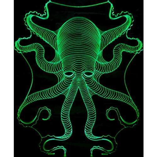 New Octopus 3d Night Table Lamps Lights Colorful Touch Control 3d Led Visual Lights Gift Atmosphere Decorative Table Lights