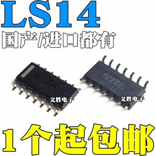 New and original SN74LS14DR LS14 SOP14 Special logic chip SOP - 14 patch new and original, all inverter