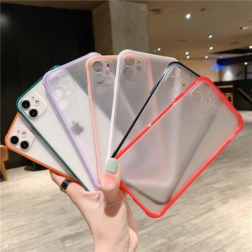 OEM Designer Phone Cases for iPhone 12 Shockproof Acrylic Camera Lens Protection Back Cover for iPhone 11 Pro Max X XR XS MAX
