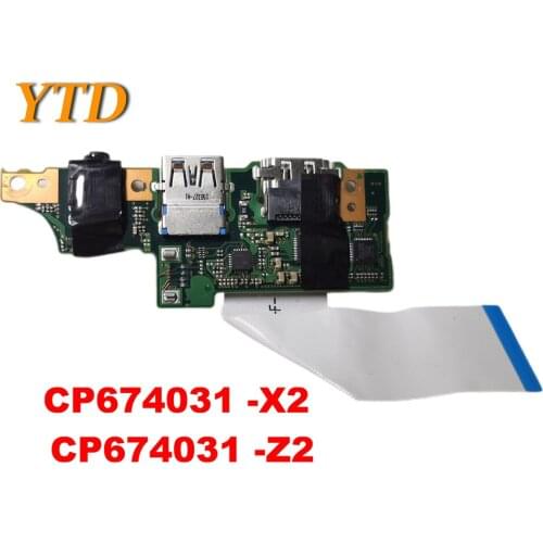 Original for Fujitsu CP674031 -X2 CP674031 -Z2 USB board Audio board W cable tested good free shipping
