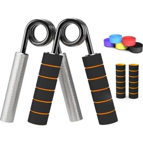 Hand Grip High Carbon Steel Spring Gripper Grip Strength Hand Exerciser Finger Trainer Sponge Forearm Grip Fitness Equipment