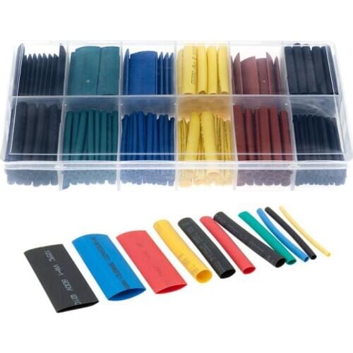 Heat shrinkable tube combination Color heat shrinkable tube Heat shrinkable tube set 280pcs boxed Φ1.0--Φ10.0