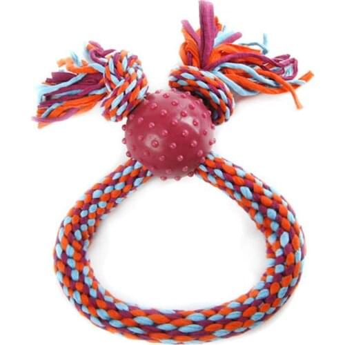 Pets Rope Toys Bite Colorful Squeak Toys Dog Wool Toys New Design Pet Puppy Chew Toys