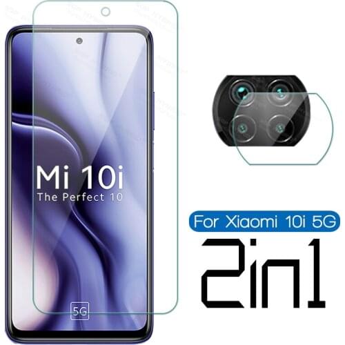 1-to-2 Camera Glass For Xiaomi 10i 10t Pro Lite 5g Protective Glass For Xiaomi10i Xiaomi10t Pro Lite 5g Light Phone Screen Film