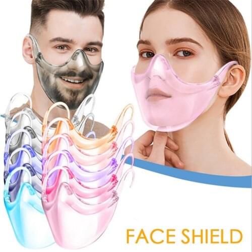 1Pc Anti-Oil-Splash Fog Face Mask Kitchen Cooking Tool Anti Droplet Protection Face Shield Splatter Screen Protector Mouth Cover