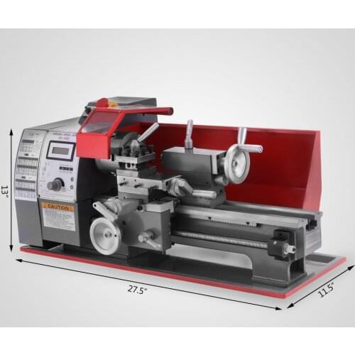 180 multifunctional lathe horizontal stainless steel woodworking machine tool small household micro lathe metal lathe processing