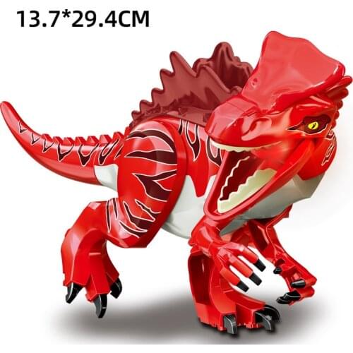 2021 Jurassic Animal World Dinosaur Park Carnotaurus Spinosaurus Baryonyx DIY Model Building Blocks Bricks Toys Gifts