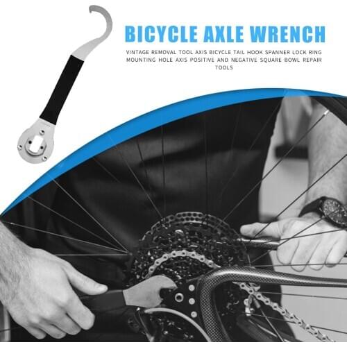 4 in 1 Bottom Bracket Tail Lock Hook Wrench Bike Repair Tools Cycling Equipment Axle Bicycle Bike Repair Tool Fit