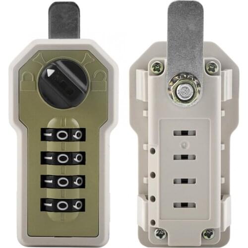 4 Digit Code Number Combination Cam Cabinet Lock Security Password Dial Coded Lock Drawer Toolbox School Locker Lock With Key