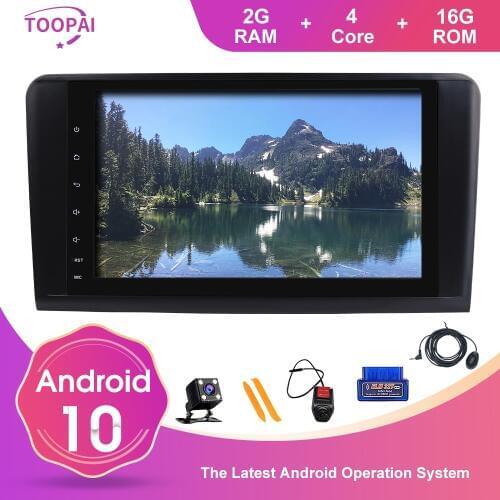TOOPAI For Mercedes-Benz GL ML CLASS W164 X164 ML350 ML450 ML500 GL320 GL450 Auto Radio GPS Navigation Multimedia Player SWC IPS