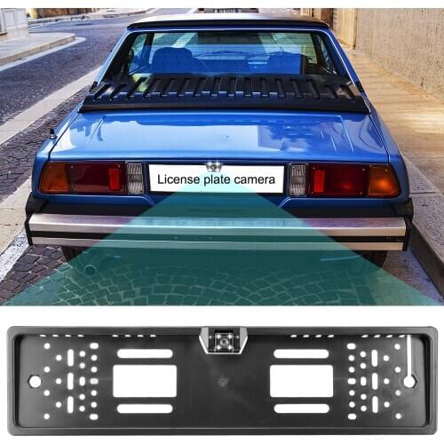 4/8 LED Car Rear View Camera Night Vision European Car License Plate Frame Parking Assistance Kit Universal Auto Accessories