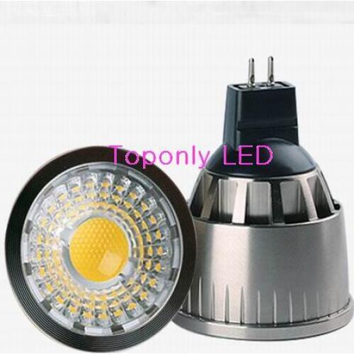 DC12v 3w 5w 7w Epistar mr16 led cob spotlight with inner isolated driver white color 100pcs/lot promotion DHL free shipping
