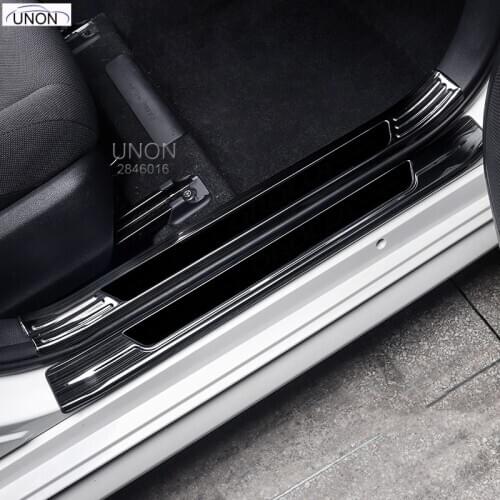 For Toyota Corolla 2019 2020 Hatchback Stainless Steel New Door Sill Scuff Plates Doors Sills Protectors Car Thresholds Sticker