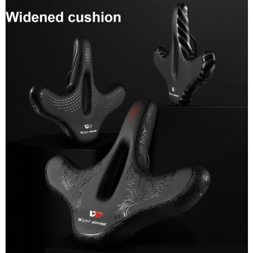 Wear-Resistant Sturdy MTB Soft Hollow Breathable Cycling Part Accessory Comfortable Bike Saddle Hollow Out for Bike