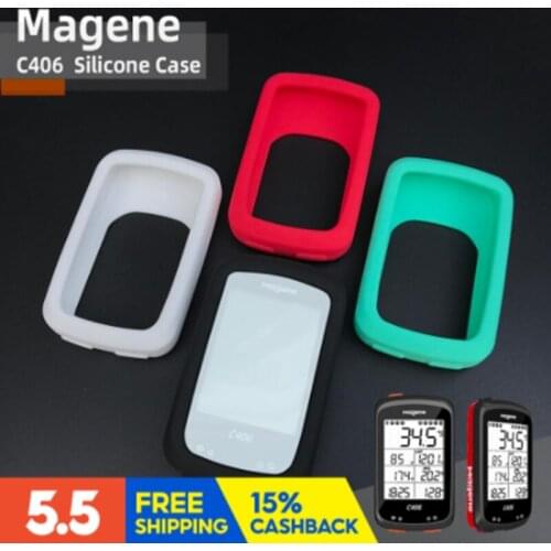 Magene C406 protective cover bicycle computer silicone cover cartoon rubber protective cover for Magene C406 cover