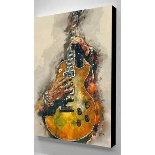 Rock Guitar Wall Art Posters Canvas Prints Canvas Painting Tableau Mural Poster Decorative Nordic Style Canvas Art Tuinposter